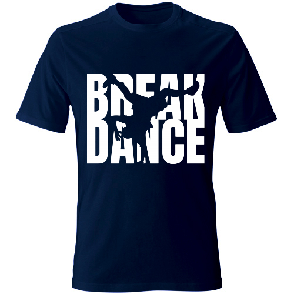 T-Shirt BREAK DANCE - scritta bianca