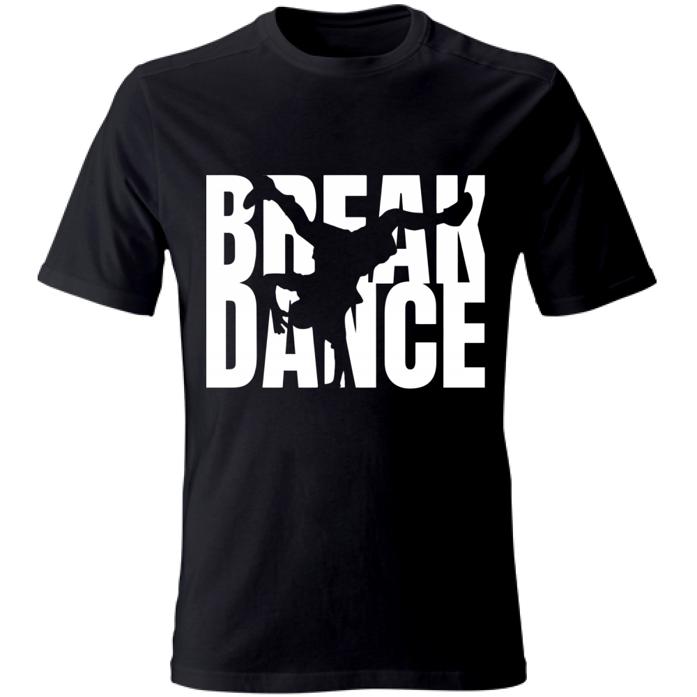 T-Shirt BREAK DANCE - scritta bianca