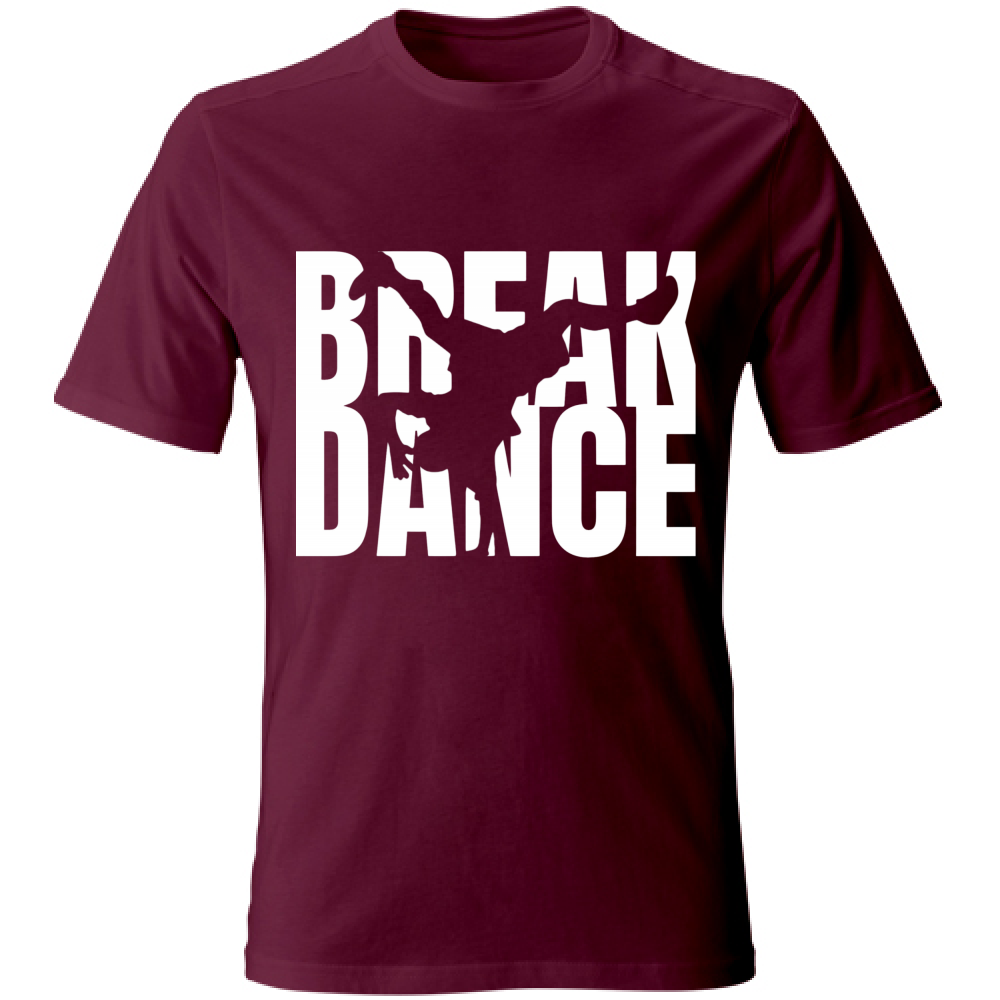T-Shirt BREAK DANCE - scritta bianca