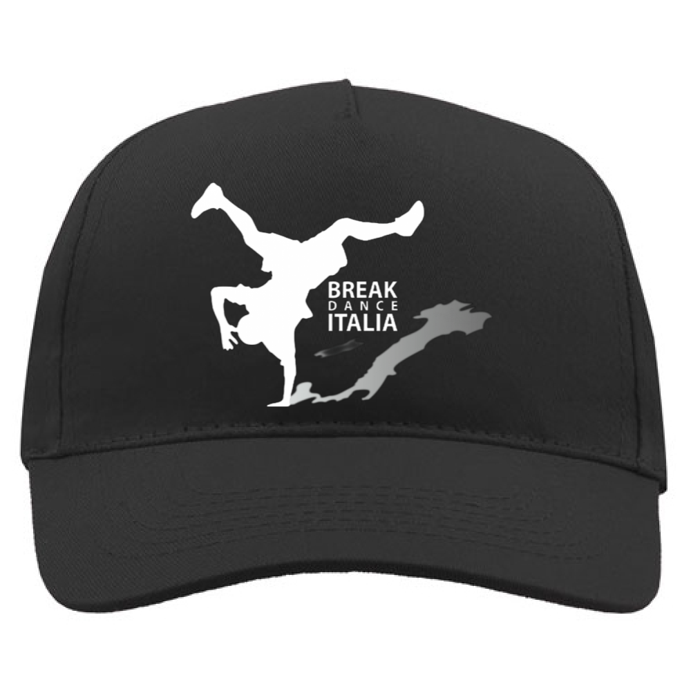 Cappellino Break Dance Italia (Nero)