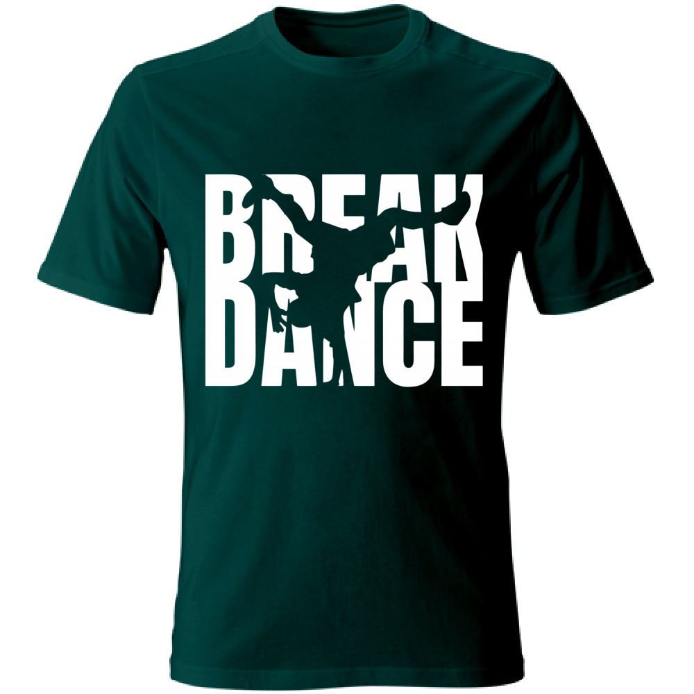 T-Shirt BREAK DANCE - scritta bianca
