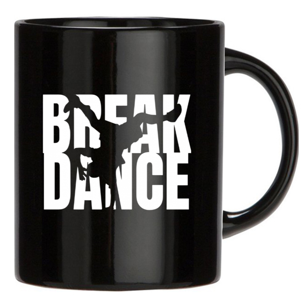 Tazza nera BREAK DANCE