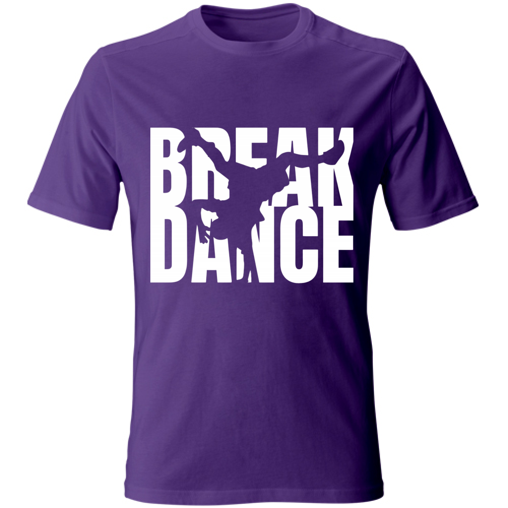 T-Shirt BREAK DANCE - scritta bianca